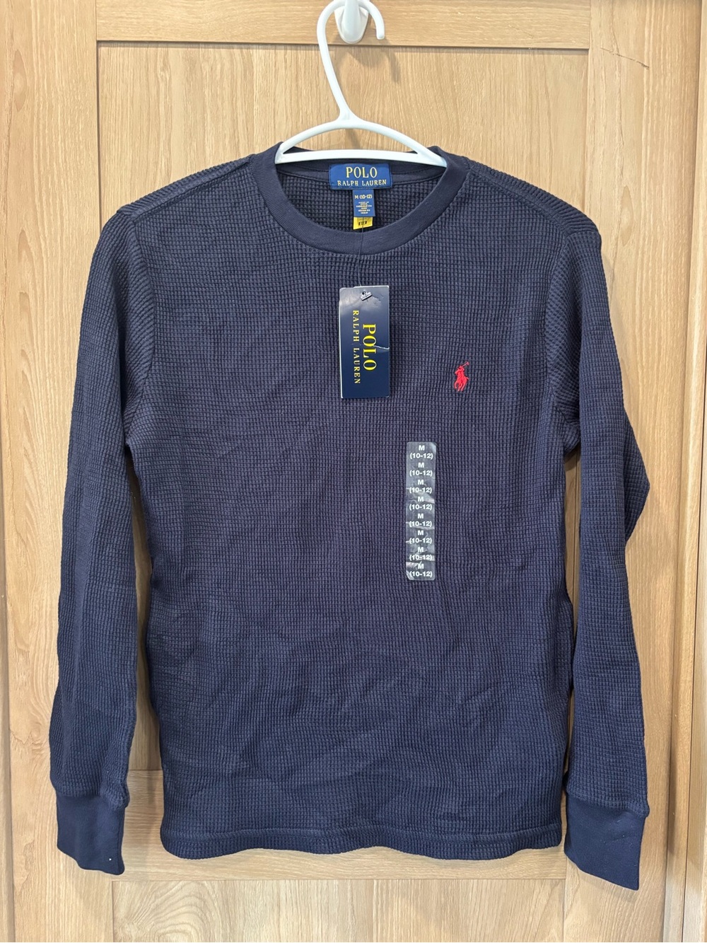 NWT Polo Ralph Lauren Waffle Top Size 10-12